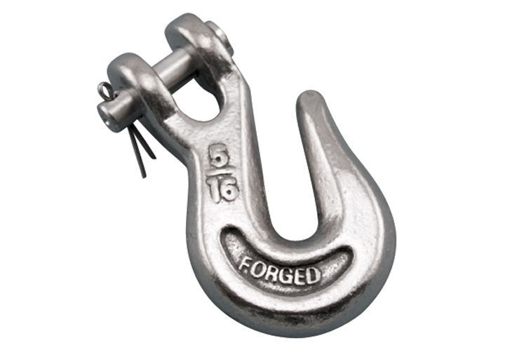 Stainless Steel Clevis Grab Hook, Forged, Load Rated, S0451-0007, S0451-0008, S0451-0010, S0451-0013